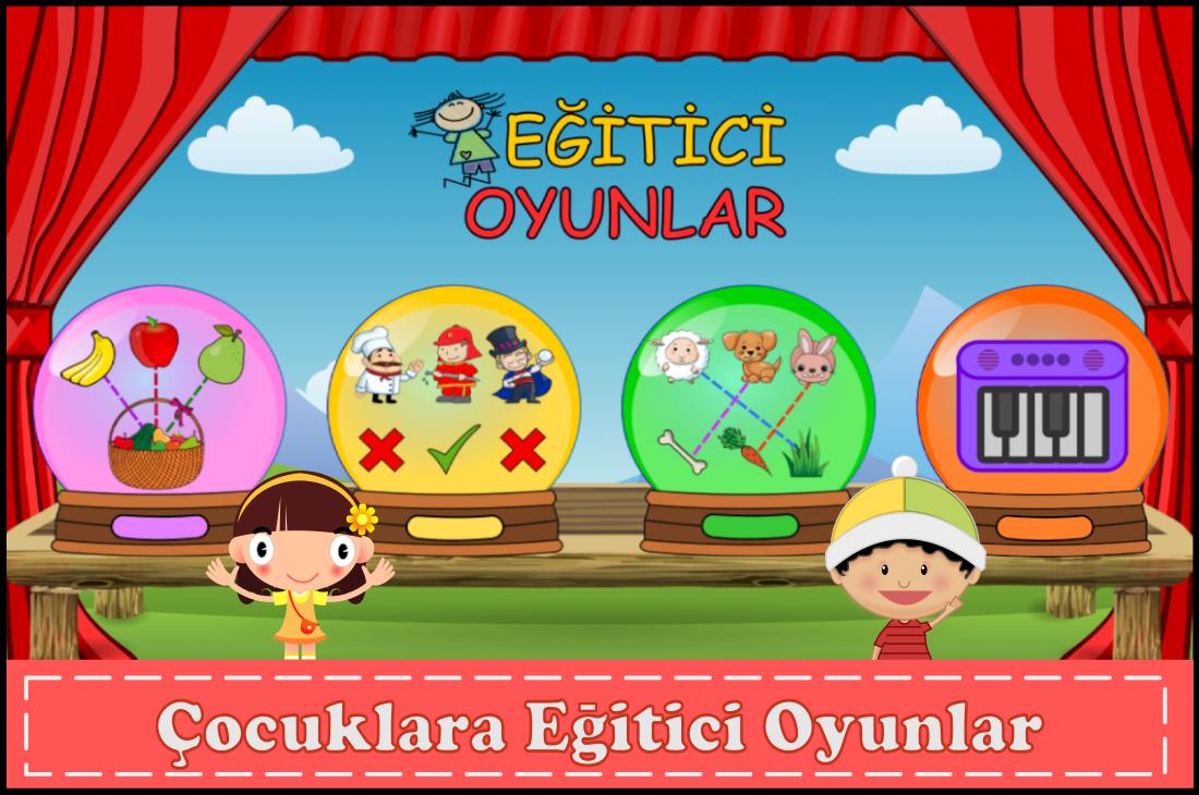 4 yaşındakiler için eğitici oyunlar ücretsiz indir