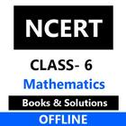 NCERT Math Books and Solution Class 6 OFFLINE ícone