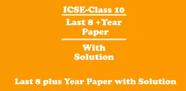 ICSE Previous Year Paper