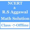 RS Aggarwal Class 7 Math Solution OFFLINE APK