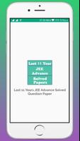 JEE Advance Solved Paper - Last 11 Years plakat