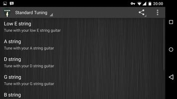 Simple Guitar Tuner captura de pantalla 1