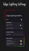 Edge Lighting Round Corner Notification الملصق