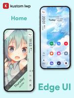 EdgeUI For KLWP ảnh chụp màn hình 1