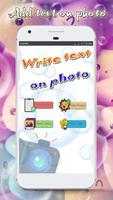 Write Text On Photo - Status Maker poster