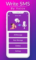 Write SMS By Voice : Voice Messge Sender & Reader-poster