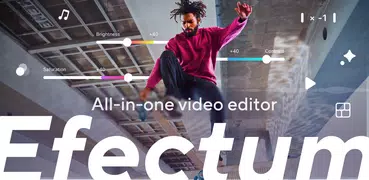 Видео редактор, музыка, эффект