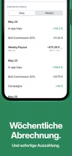 Bolt Driver: Fahre & Verdiene