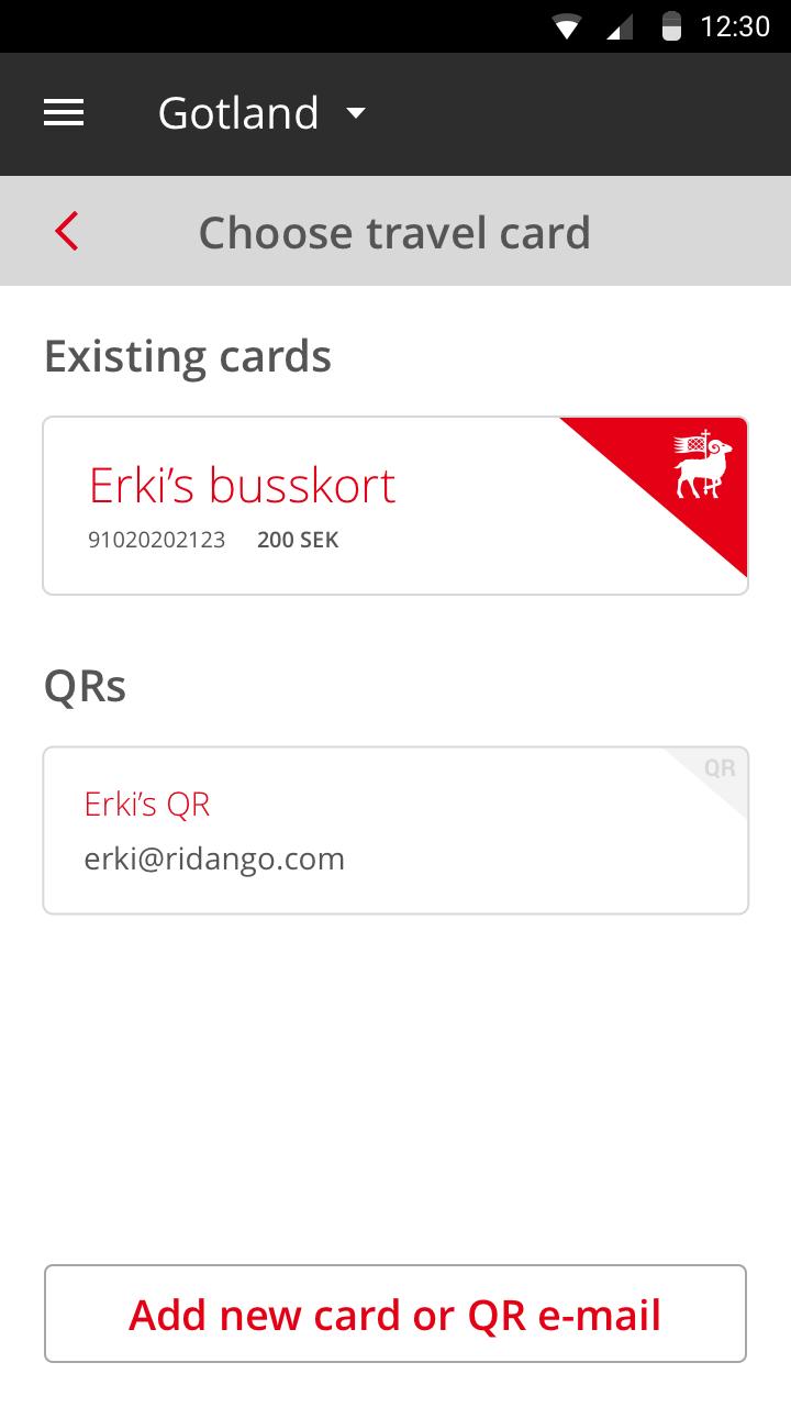 Busskort app Busskort app