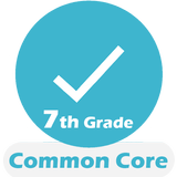 Grade 7 Common Core Math Test  icône