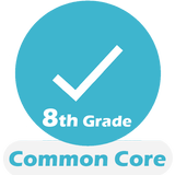 Grade 8 Common Core Math Test  icône