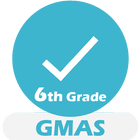 Grade 6 GMAS Math Test & Practice 2020 icône