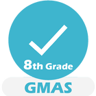 Grade 8 GMAS Math Test & Pract icône