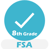 Grade 8 FSA Math Test & Practice 2020 icône
