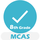 Grade 8 MCAS Math Test & Pract 图标