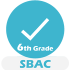 Grade 6 SBAC Math Test & Practice 2020 icône