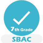 Grade 7 SBAC Math Test & Practice 2020 icône
