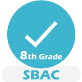 Grade 8 SBAC Math Test & Pract icône