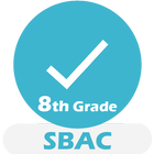 Grade 8 SBAC Math Test & Pract-icoon