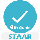 Grade 4 STAAR Math Test & Prac icône