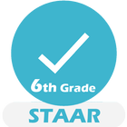 Grade 6 STAAR Math Test & Prac أيقونة