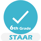 Grade 6 STAAR Math Test & Prac icône