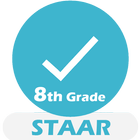 Grade 8 STAAR Math Test & Prac アイコン