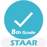 Grade 8 STAAR Math Test & Prac アイコン