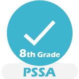 Grade 8 PSSA Math Test & Pract icône