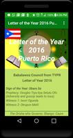 Letra del Año 2016 Puerto Rico 포스터