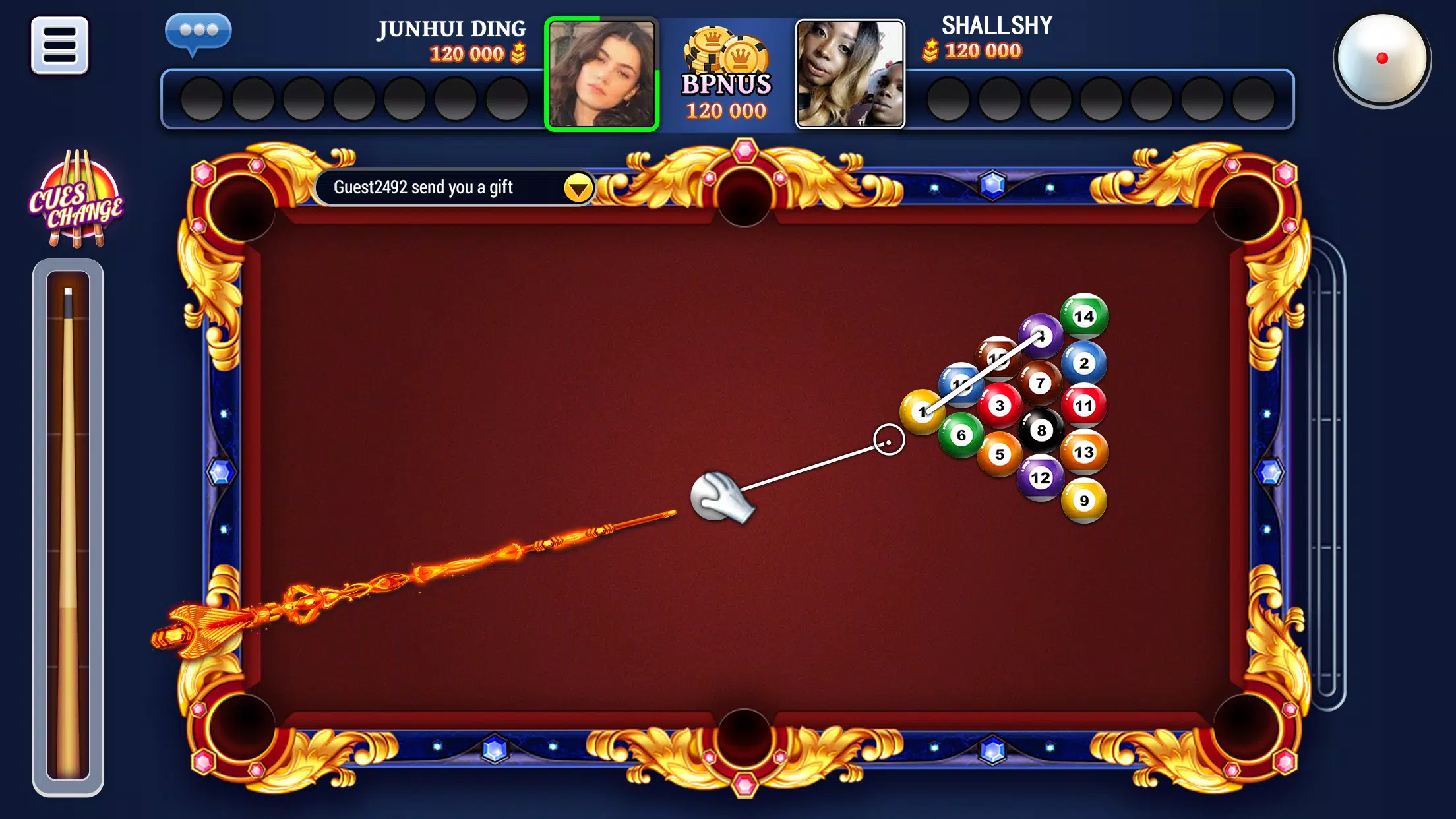 Flash Pool Game 8-Ball ameongeza - Flash Pool Game 8-Ball