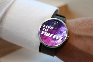 Fuzzy Watchfaces Android Wear Affiche