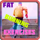 Exercícios para perder gordura. ícone