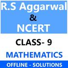 RS Aggarwal Class 9 Math Solution OFFLINE ícone