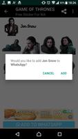 GOT Sticker For WA Chat ảnh chụp màn hình 2