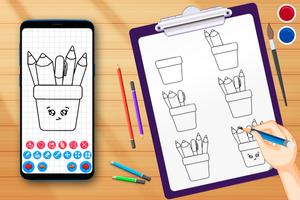 Learn How to Draw Cute Things স্ক্রিনশট 2