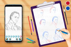 Learn How to Draw Celebrities capture d'écran 1
