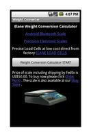 Poster ELANE.NET Weight Converter