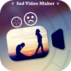 Sad Video Maker with Music icône