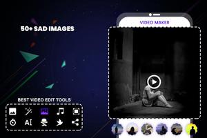 Sad Video Maker with Music screenshot 1