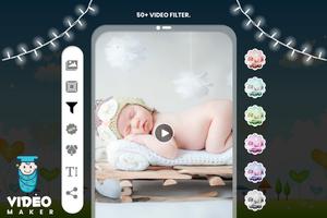 Baby Video Maker syot layar 2