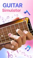 Learn guitar: Guitar simulator الملصق