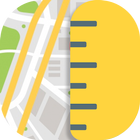 GPS Maps Ruler – Measure أيقونة