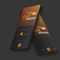Elegant klwp تصوير الشاشة 2