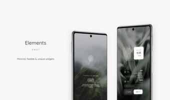 Elements KWGT الملصق