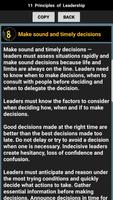 11 Principles of Leadership screenshot 3