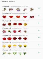 Flower Stickers 2021 Wonderful Bouquet Roses ポスター