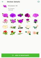 Flower Stickers 2021 Wonderful Bouquet Roses スクリーンショット 3