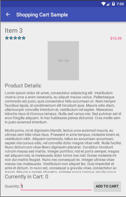 Shopping Cart Sample For Android Apk Download