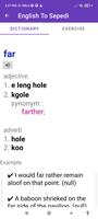 English To Sepedi Dictionary ảnh chụp màn hình 3